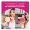 Scouring Pads & Sticks | The Pink Stuff RST823773CT Sqeezy 4 in. x 5.3 in. Dual Scrubber/Sponge - Pink (12/Carton) image number 2