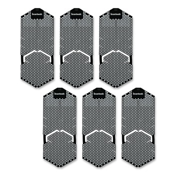TOILET AND URINAL DEODORIZERS | Boardwalk TSU-P-006I006I-56-AAS80 5.22 oz Vertical Urinal Screen - Midnight Coast Scent/Black (6/Carton)