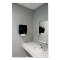 Towel Dispensers | Boardwalk BWK29GREEN 12.31 in. x 9.31 in. x 15.94 in. Xtra Mechanical Hands-Free Towel Dispenser - Black (1-Carton) image number 7