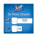 Perforated Roll & Hand Towels | Scott 10060 1-Ply 4.1 in. x 3.7 in. Septic Safe Toilet Paper - White (48/Carton) image number 9