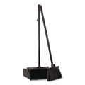 Dust Pans | Carlisle 36141503 11.8w x 36h Duo-Pan Upright Dust Pan and Broom with 24.5 in. Handle - Black image number 3