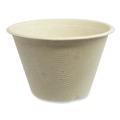 Food Containers & Lids | World Centric CU-SC-4N-LFP 2.9 in. x 2.1 in. 4 oz. Paper Fiber Cups - Natural (1000/Carton) image number 0
