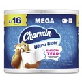 Dusting Wipes | Charmin 80835936 2-Ply Septic Safe Ultra Soft Bathroom Tissue - White (208 Sheets/Roll, 4 Rolls/Pack) image number 1
