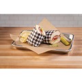 Paper Wraps | Paterson WG01006 12 in. x 12 in. Grease-Resistant Food Wrap - Black Check (5000/Carton) image number 3