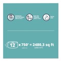 Toilet Tissues | Papernet 410051 3.3 in. x 750 ft. 1-Ply HyTech Seas Septic Safe Mini JRT - White (6/Carton) image number 3