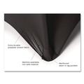 Perforated Roll & Hand Towels | Iceberg 16511 iGear 24 in. x 48 in. Polyester/Spandex Stretch-Fabric Table Cover - Black image number 7