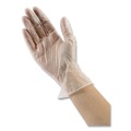 Food Service Disposable & Single Use Gloves | Boardwalk BWK365SBX 2.6 mil 9.5 in. Long Powder-Free General Purpose Vinyl Gloves - Small, Clear (100/Box) image number 8