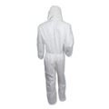 Hand Sanitizing Wipes | Ansell 49114 A20 Elastic-Back Cuff and Ankle Hooded Coveralls with Zip - Extra Large, White (24/Carton) image number 2