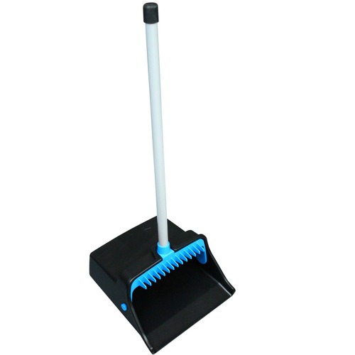 Dust Pans | Impact T0013-01 LobbyMaster 11.72 in. Wide Plastic Dust Pan - Blue/Black image number 0
