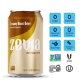Soft Drinks | Zevia 01905-12 12 oz Can Creamy Root Beer Zero Sugar Naturally Sweetened Soda (12/Carton) image number 3