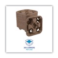 Cup Trays | Boardwalk BWK4CUPCARRIER Four Cup Carrier Tray for 8 - 32 oz. Cups - Kraft (300/Carton) image number 7