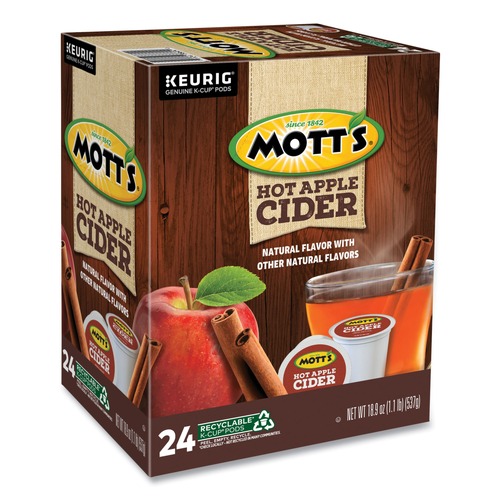 Coffee - Caffeinated | Keurig 5000350498 1 oz K-Cup Pods - Hot Apple Cider (24/Box) image number 0
