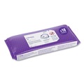 Cleaning Cloths & Wipes | Kimtech 06070 W4 PreSat 1-Ply 9 in. x 11 in. 70% IPA Alcohol Wipers - White (10/Carton) image number 2