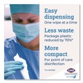 Cleaning Cloths & Wipes | Clorox Healthcare 30359 12 in. x 12 in. 1-Ply Bleach Germicidal Wipes - Unscented, White (110/Pouch) image number 7
