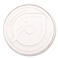 Cup Lids | Eco-Products EP-FLCC 9 - 24 oz. GreenStripe Renewable and Compost Cold Cup Flat Lids - White (1000/Carton) image number 0