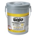 Perforated Roll & Hand Towels | GOJO Industries 6396-06 10-1/2 in. x 12-1/4 in. Scrubbing Towels, Hand Cleaning - Fresh Citrus (6/Carton) image number 0