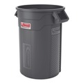 Indoor Waste Receptacles | Suncast Commercial TCU32 Injection Molded Utility Trash Can, 32 gal, Plastic/Resin, Gray image number 0