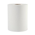 Perforated Roll & Hand Towels | Boardwalk 8123 2 in. Core 1-Ply 8 in. x 600 ft. Hardwound Paper Towels - White (12/Carton) image number 1