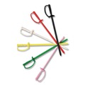 Cooking & Serving Utensils | AmerCareRoyal RPP RP147 3.25 in. Plastic Sword Picks - Assorted Colors (10000/Carton) image number 2