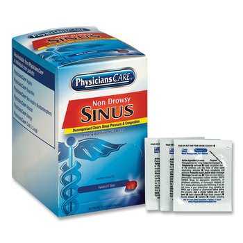 PRODUCTS | PhysiciansCare 90087-004 Sinus Decongestant Congestion Medication (50/Box)