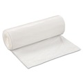 Low-Density Trash Bags | Inteplast Group WSL3858XHW-2 Low-Density 60 Gallon 0.7 mil 38 in. x 58 in. Commercial Can Liners - White (100/Carton) image number 1