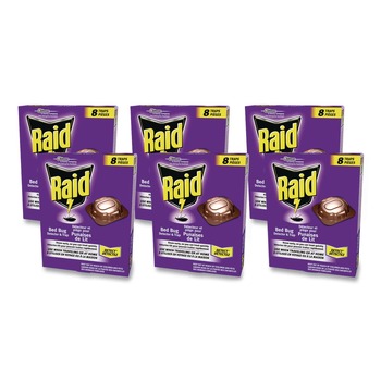 Raid 674798 0.19 lbs. Bed Bug Detector and Trap (6/Carton)