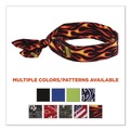 Head & Face Protection | Ergodyne 12341 Chill-Its 6700 One Size Fits Most Cooling Bandana Polymer Tie Headband - Flames image number 4