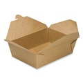 Food Containers & Lids | GEN KS10122 Reclosable 76 oz. Paper Take-Out Box - Kraft (200/Carton) image number 1