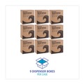 Cleaning Cloths & Wipes | Boardwalk BWK-V030IDW2 9.33 in. x 16.5 in. DRC Wipers - White (100 Dispenser Packs, 9 Dispenser Packs/Carton) image number 4