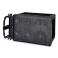 Carts | Rubbermaid Commercial FG454600BLA 26 in. x 55 in. x 33.25 in. 750 lbs. Capacity 2 Lipped Shelves Heavy-Duty Plastic Utility Cart - Black image number 4