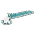 Mop Heads | Rubbermaid Commercial HYGEN FGQ43800GR00 36 in. Microfiber HYGEN Dry Dusting Mop Heads with Fringe - Green image number 1