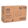 Toilet Tissue Dispensers | Tork 56TR 19.29 in. x 5.51 in. x 11.83 in. Twin Jumbo Roll Bath Tissue Dispenser - Smoke/Gray (1/Carton) image number 5