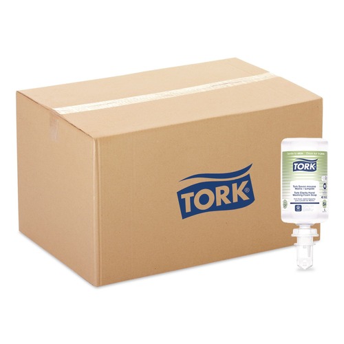 Soap Refills | Tork 401800 1L Refill Unscented Clarity Hand Soap - Clear (6/Carton) image number 0