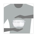 Food Storage Containers & Lids | Dart CTR64BD 64 oz. 8.9 in. Diameter x 4 in. Plastic Tamper-Resistant Tamper-Evident Bowls with Dome Lid - Clear (100/Carton) image number 5