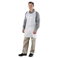 Aprons & Bibs | AmerCareRoyal DA2442 24 in. x 42 in. Poly Apron - One Size Fits All, White (1000/Carton) image number 1