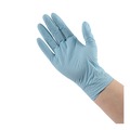 Janitorial Disposable & Single Use Gloves | Boardwalk 382XSBXA 9.5 in. Long 5 mil. Thick Powder-Free Disposable Examination Nitrile Gloves - X-Small Blue (100/Box) image number 7