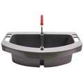 Waste Receptacle Accessories & Dollies | Rubbermaid Commercial FG264900GRAY 2-Compartment 16 in. x 9 in. x 5 in. Maid Caddy - Gray image number 1