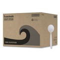 Disposable Spoons | Boardwalk BWKSOUPSPOON Mediumweight Polystyrene Soup Spoon - White (1000/Carton) image number 0