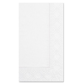 DINNER NAPKINS | Hoffmaster 180500 15 x 17 2-Ply Dinner Napkins - White (1000/Carton)