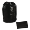 Low-Density Trash Bags | Stout by Envision T4349B15 43 in. x 49 in. 56-Gallon 1.5 mil. Total Recycled Content Plastic Trash Bags - Black/Brown (100/Carton) image number 1