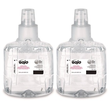 GOJO Industries 1911-02 Clear and Mild 1200 ml Foam Handwash Refill for LTX-12 Dispenser (2/Carton)