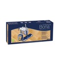 Mops | Bona WM710013398 15 in. Wide Microfiber Head 52 in. Steel Handle Hardwood Floor Care Kit - Blue Handle image number 1