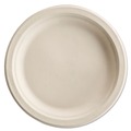 Plates | Chinet 25774 6 in. Diameter Paper Pro Round Plates - White (1000/Carton) image number 0