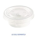 Cups | Boardwalk BWKPRTN15TS 1.5 oz Plastic Souffle/Portion Cups - Translucent (2500/Carton) image number 4
