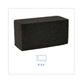 Grill Scrubbers | Boardwalk GB12PC 8 in. x 4 in. Grill Brick - Black (12/Carton) image number 5