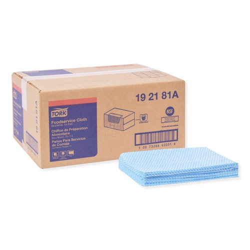 Cleaning Cloths & Wipes | Tork 192181A 13 x 21 Foodservice Cloth - Blue (240/Carton) image number 0