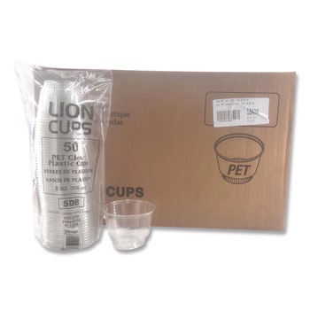 PRODUCTS | Plastifar 18439 Plastic Cold Cups, Sundae, 8 oz, Clear, 1,000/Carton