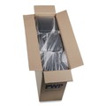 Food Containers & Lids | Pactiv Corp. 75SBASE 7.5 x 7.5 x 0.56 Recycled Plastic Brownie Container - Black (195/Carton) image number 4