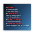 Business & Erasable-Surface Signage | Cosco 098099 10.5 in. x 20.13 in. LED OPEN Sign - Red and Blue Graphics image number 2