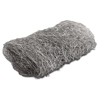  | GMT 117007 #4 Extra Coarse Industrial-Quality Steel Wool Hand Pads - Steel Gray (192/Carton)